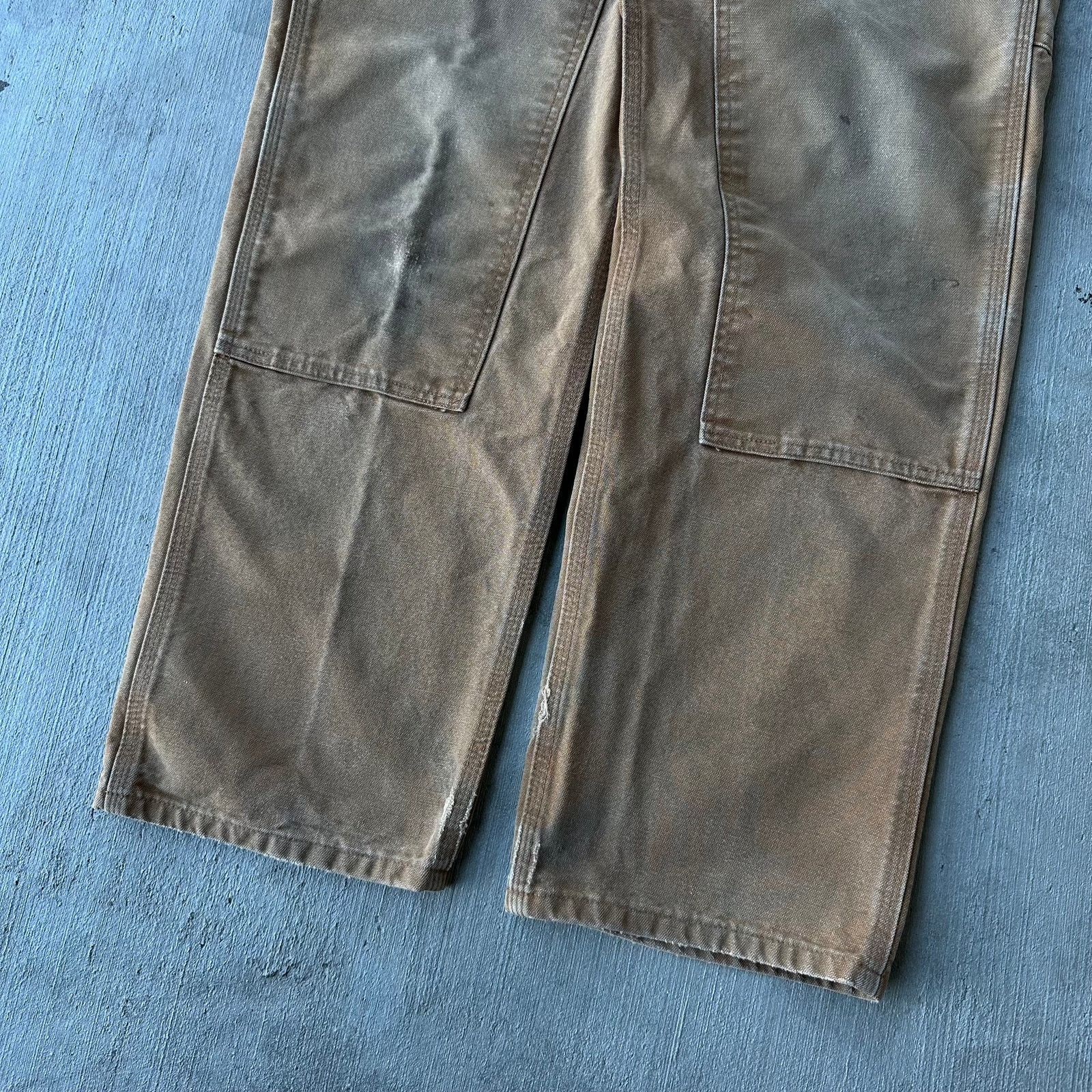 Carhartt × Vintage Carhartt brown double knee work wear carpenter pants Size US 32 / EU 48 - 3 Thumbnail