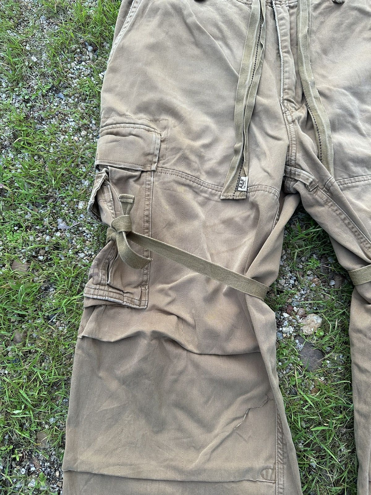 Abercrombie & Fitch SICKS🔥ABERCROMBIE MULTIPOCKET BONDAGE PARACHUTE CARGO PANTS Size US 32 / EU 48 - 3 Thumbnail