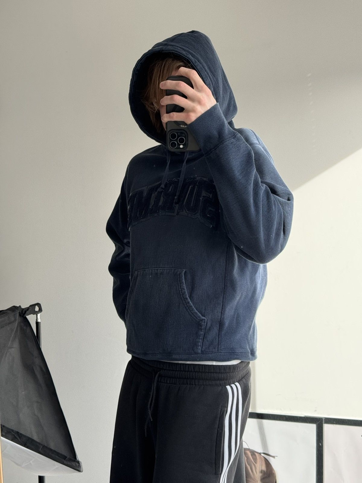 Hypebeast Rare SUPREME Big Logo Zip Up Boxy Fit Hoodie Size US L / EU 52-54 / 3 - 12 Thumbnail
