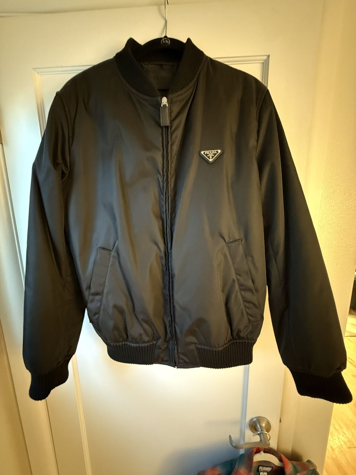 Prada Prada Nylon Bomber Size 50 Size US L / EU 52-54 / 3 - 3 Thumbnail