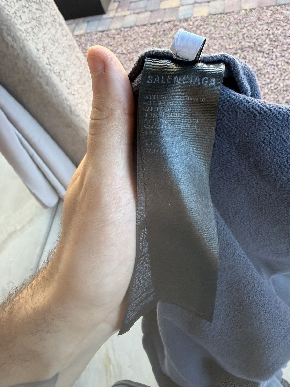 Balenciaga Balenciaga Oversized Hoodie – “Marine Blue” Medium Size US M / EU 48-50 / 2 - 8 Thumbnail