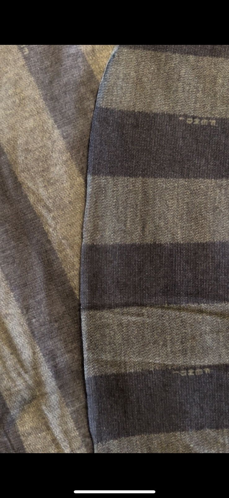 Fendi Authentic Fendi Modal Scarf- Classic Stripe Size ONE SIZE - 11 Thumbnail