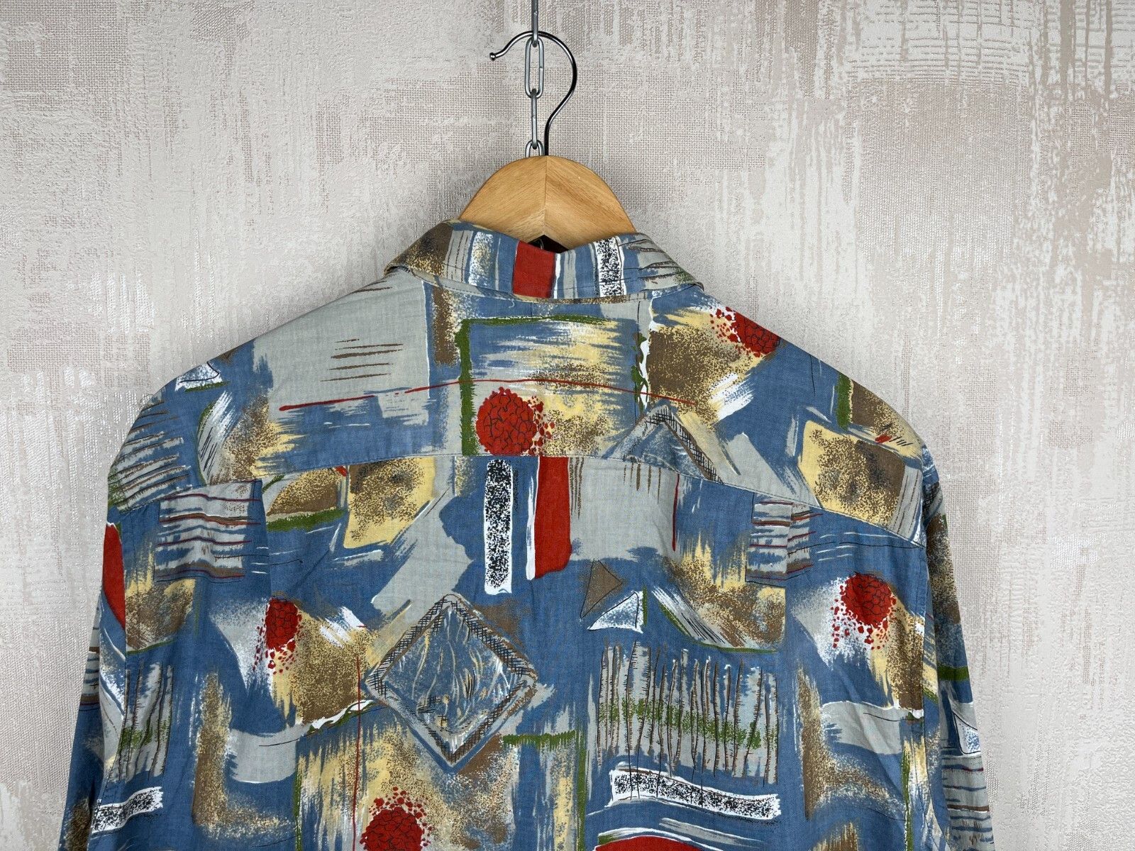 C&A 90's Vintage C&A Abstract Party Crazy Disco Shirt Size US L / EU 52-54 / 3 - 15 Thumbnail