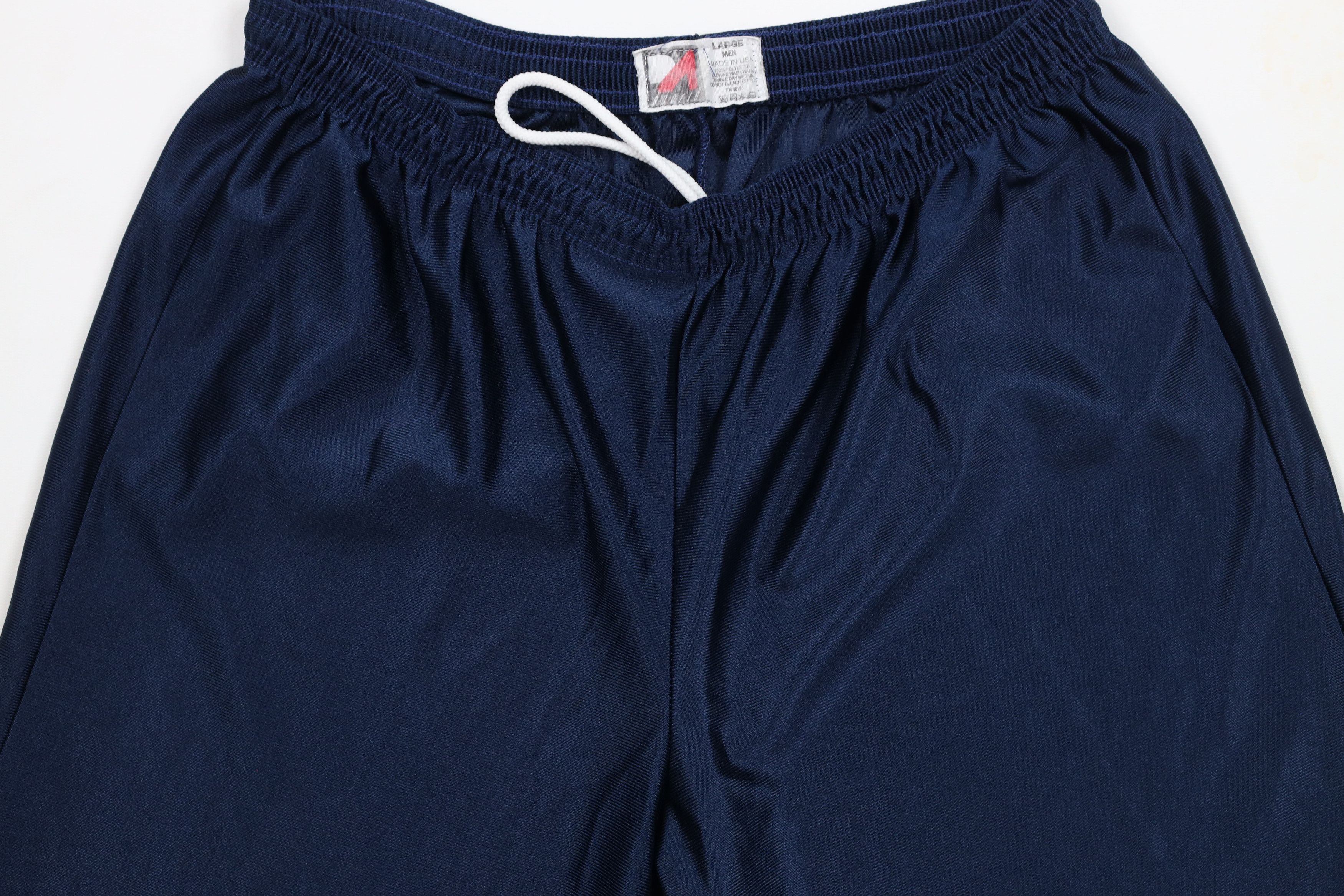 Vintage Vintage 90s Streetwear Polyester Basketball Shorts Blue USA Size US 34 / EU 50 - 3 Thumbnail