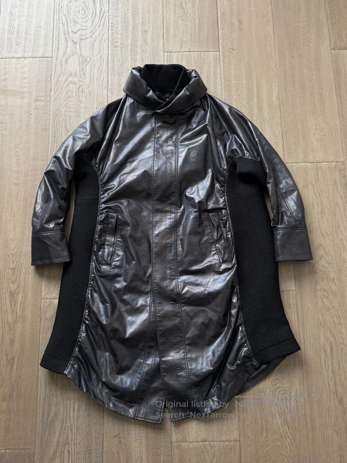 Issey Miyake Issey Miyake Patchwork Leather Trench Coat. Size US S / EU 44-46 / 1 - 1 Thumbnail