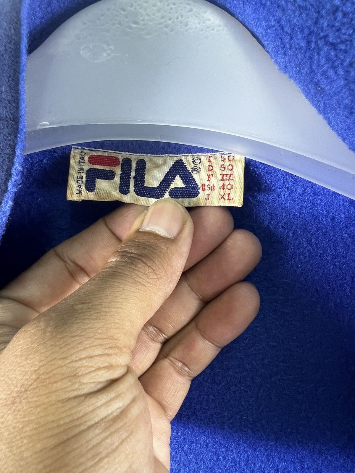 Fila 🔥 Vintage 90's FILA iCE- TECH MADE IN ITALY Fleece jacket Size US L / EU 52-54 / 3 - 8 Thumbnail