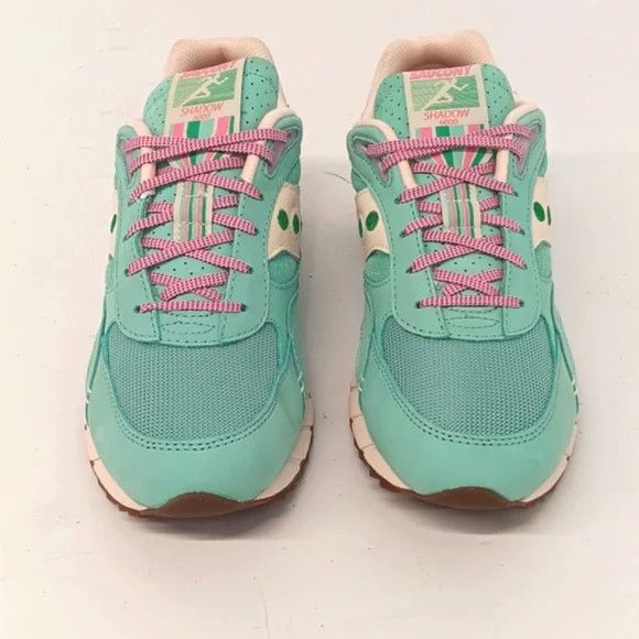Saucony Saucony Womens Shadow 6000 Aqua/White EarthCitizen Low - 11 Size US 11 / IT 41 - 3 Thumbnail