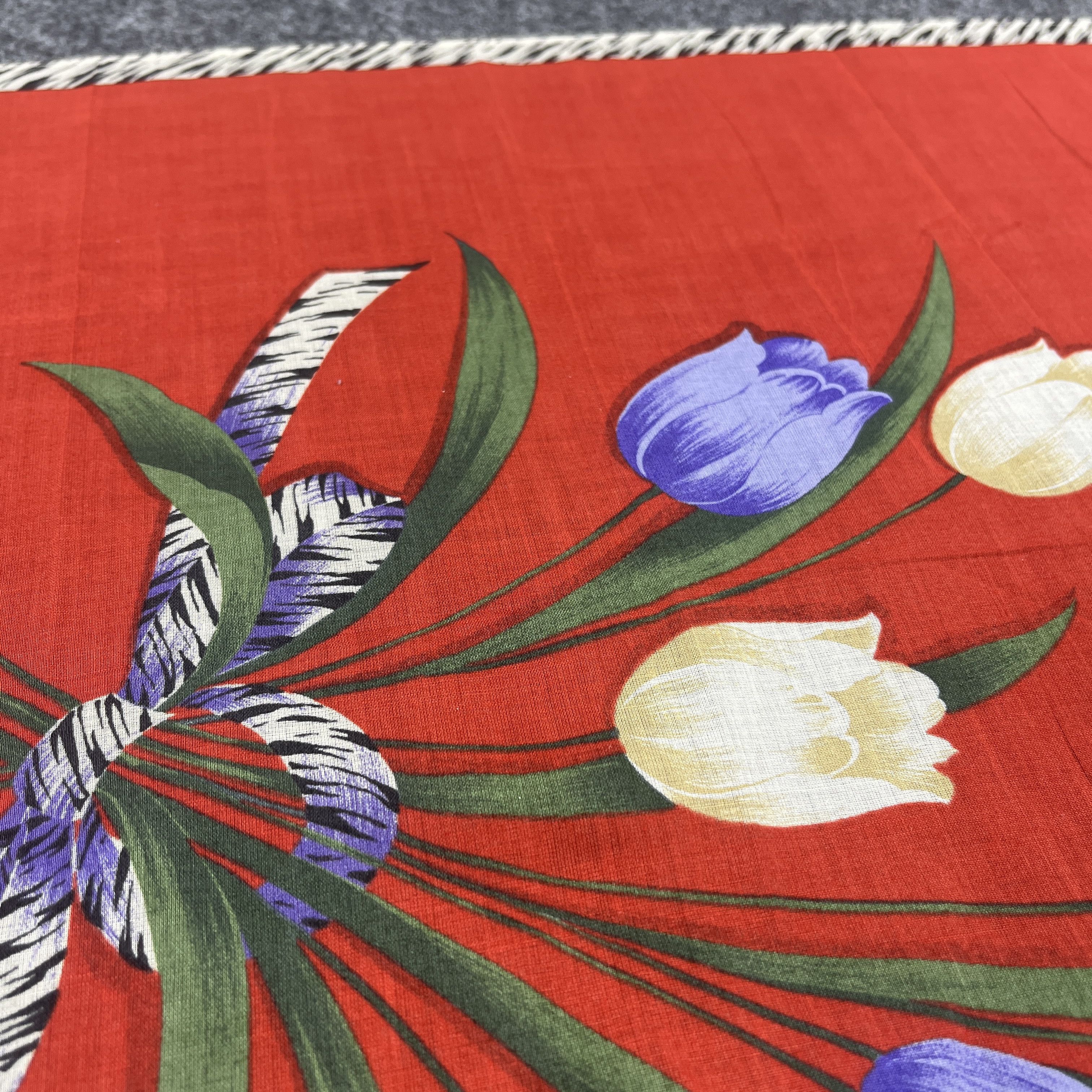Japanese Brand Junko Koshino Handkerchief / Bandana / Neckerchief B194 Size ONE SIZE - 8 Thumbnail