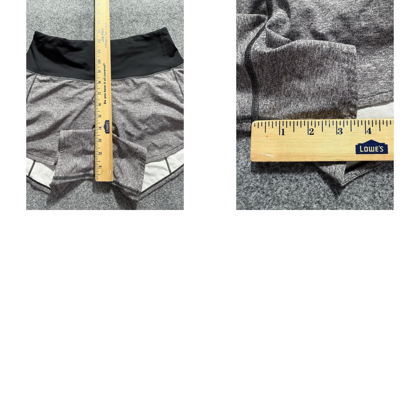 Lululemon Lululemon Short Speed Up 3.5" Heather Lux Multi Size 4 High Rise Lined Women Activewear Gray Athletic Short 3.5in Inseam Size 27" / US 4 / IT 40 - 8 Thumbnail