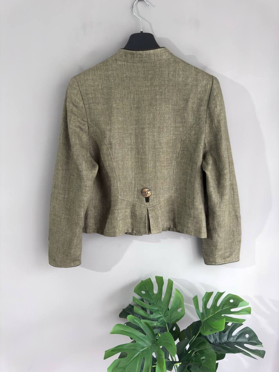 Other Heller Salzburg Trachten Green Olive Linen Blazer Size M-L Size M / US 6-8 / IT 42-44 - 11 Thumbnail