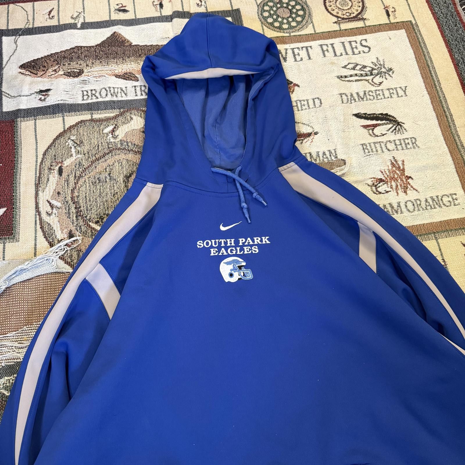 Nike Rare Nike Team Center Swoosh USA South Park Football Hoodie Size US L / EU 52-54 / 3 - 3 Thumbnail