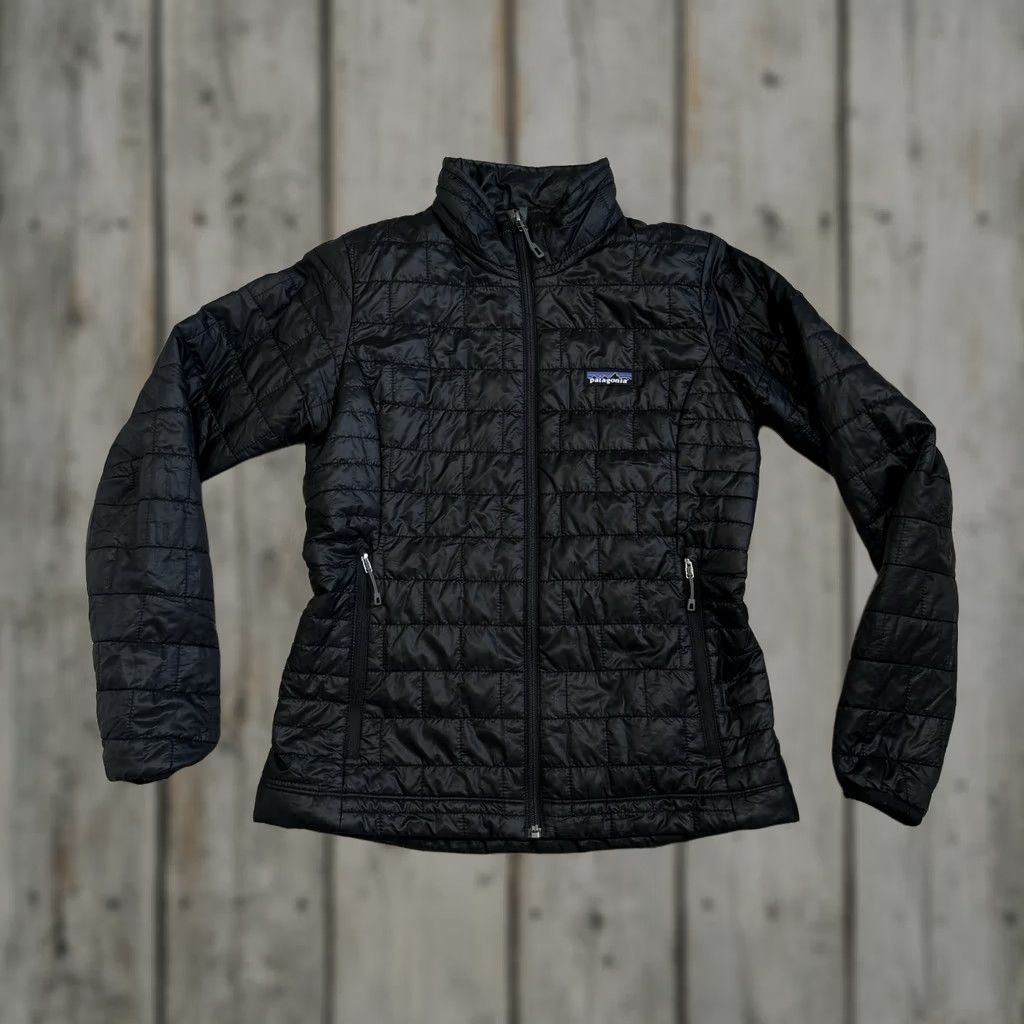 Patagonia Patagonia Nano Puff Black Full Zip Jacket Primaloft Size S Women's Quilted Zip Pockets Lightweight Size S / US 4 / IT 40 - 1 Thumbnail