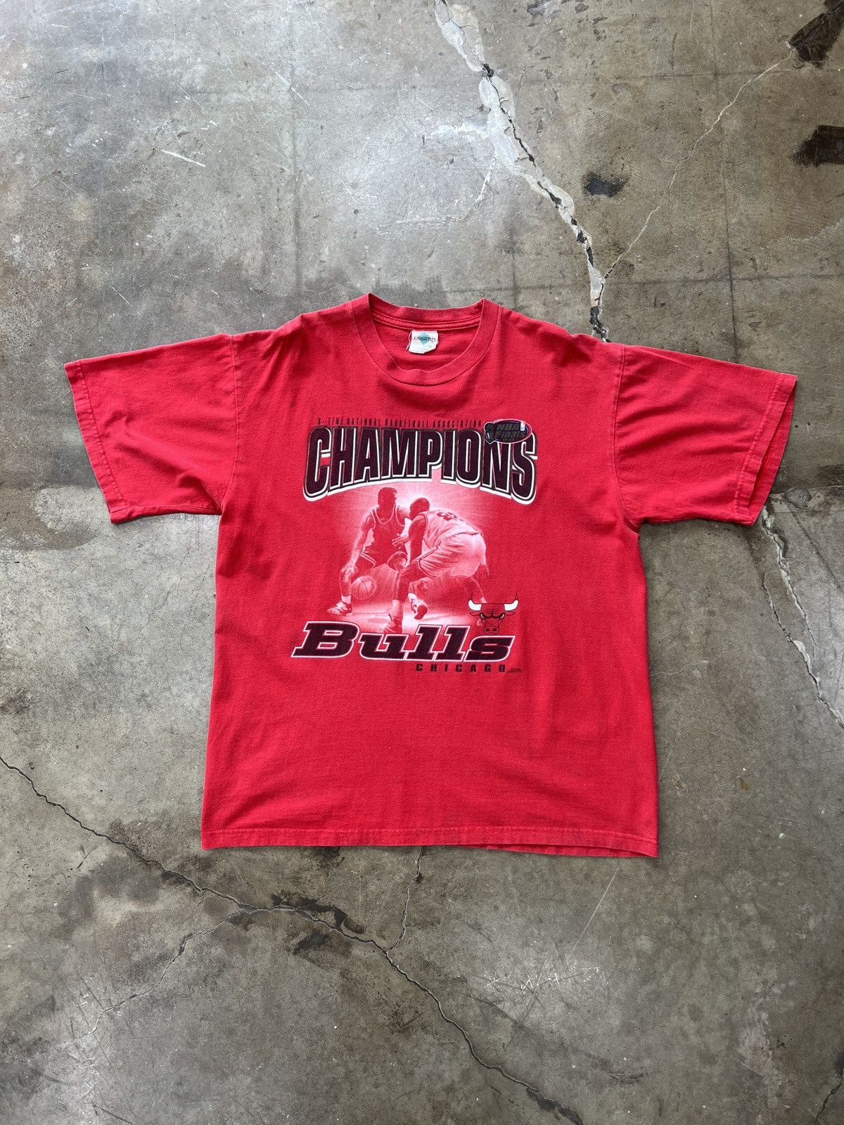 NBA × Vintage Vintage 1998 NBA Champions Chicago Bulls XL Size US XL / EU 56 / 4 - 2 Thumbnail