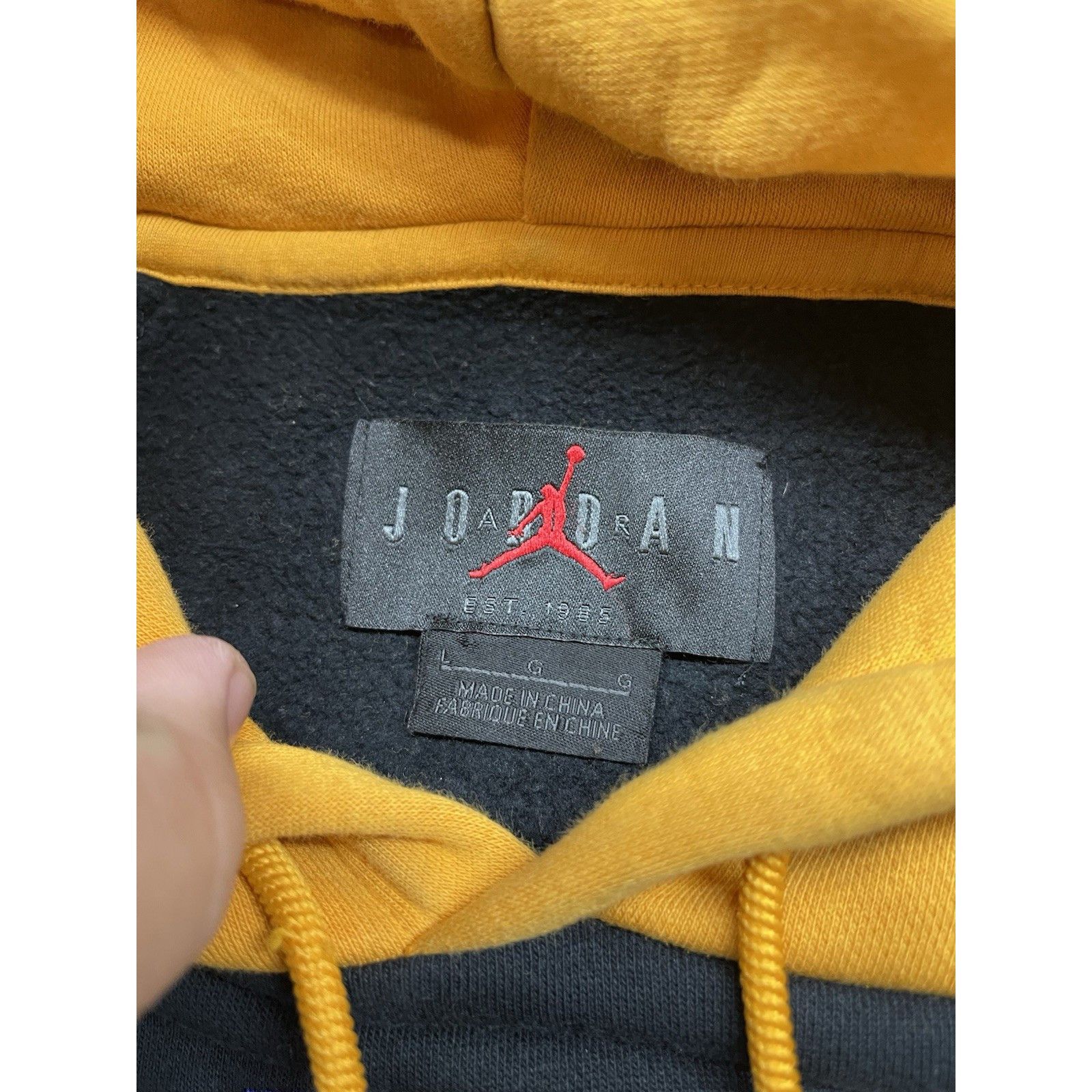 Other Jordan Legacy Flight Nostalgia AJ9 Hoodie Black Gold Pullove Size US L / EU 52-54 / 3 - 5 Thumbnail