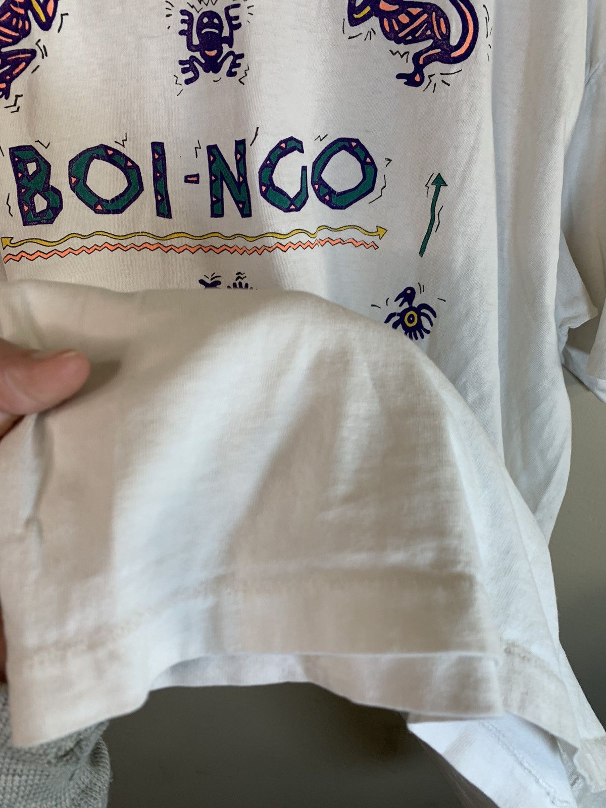 Band Tees × Vintage *RARE* Vintage 1987 Oingo Boingo Boi-Ngo Tour Band Art Shirt Size US XL / EU 56 / 4 - 7 Thumbnail