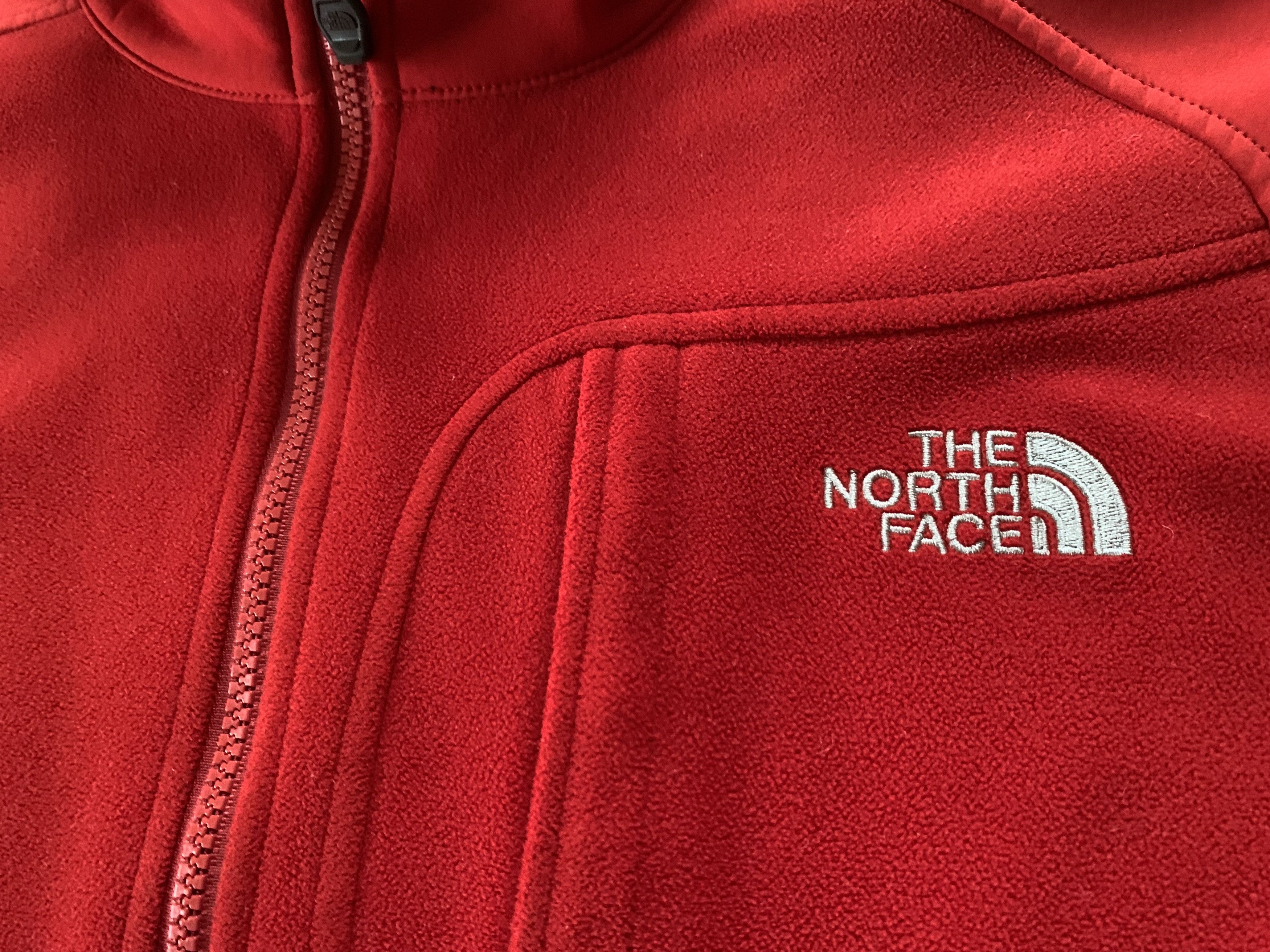 The North Face × Vintage The North Face Fleece Windspopper Red Vintage Jacket Size US M / EU 48-50 / 2 - 6 Thumbnail