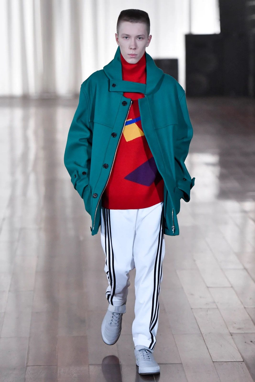 Gosha Rubchinskiy GOSHA RUBCHINSKIY red sweater FW17 Size US M / EU 48-50 / 2 - 1 Thumbnail