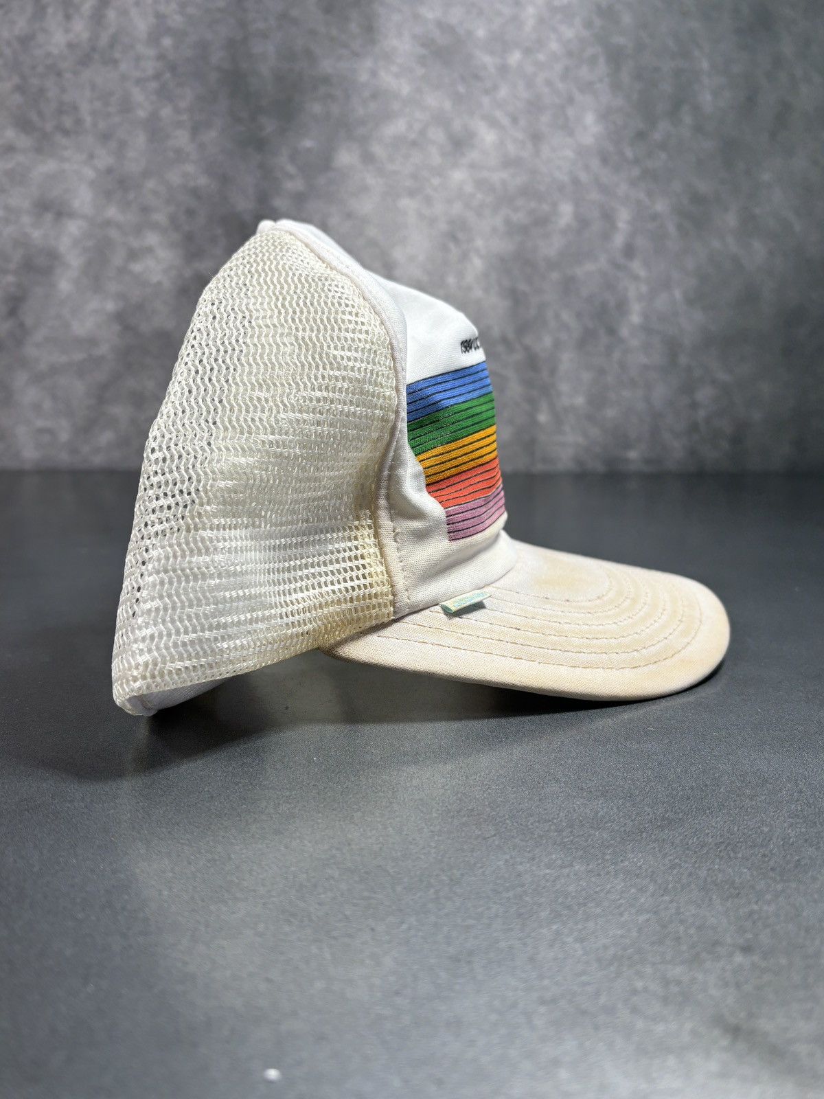Levi's Vintage Levi's Trucker Hat 1984 Olympics Torch Staff Promo Size ONE SIZE - 7 Thumbnail