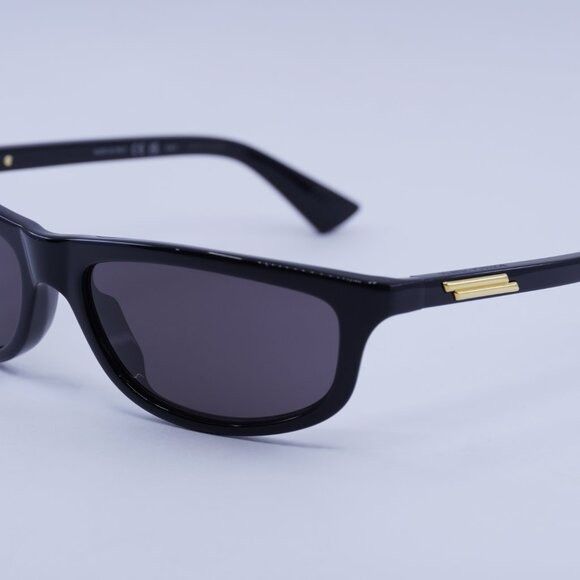 Bottega Veneta 🕶️ New Bottega Veneta BV1327S 001 Sunglasses - Shiny Black Size ONE SIZE - 8 Thumbnail