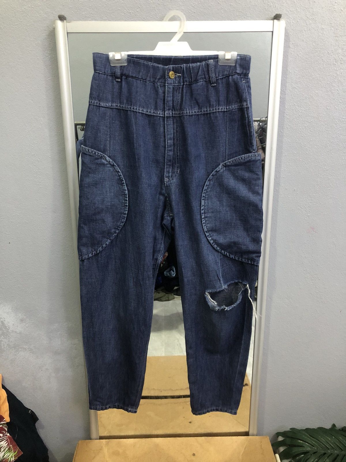 mercibeaucoup Mercibeaucoup Balloon Denim Pants + Free Tote Bag Size US 28 / EU 44 - 1 Thumbnail