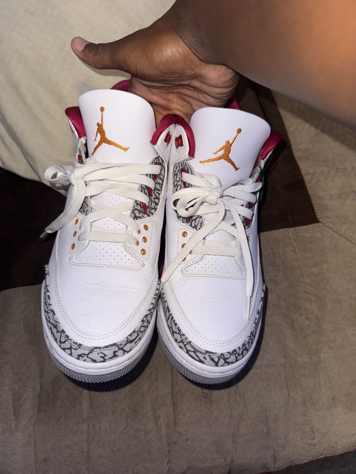 Nike Jordan 3 Cardinal Size US 10 / EU 43 - 6 Thumbnail