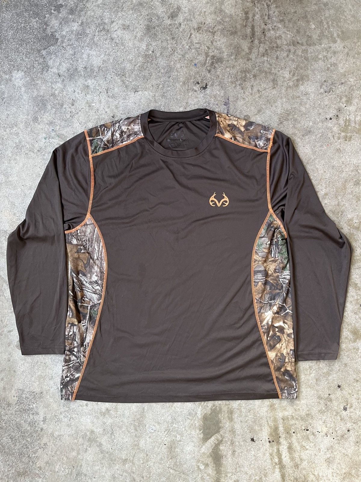 Realtree Realtree Camo Brown Longsleeve Shirt Size US XL / EU 56 / 4 - 1 Thumbnail