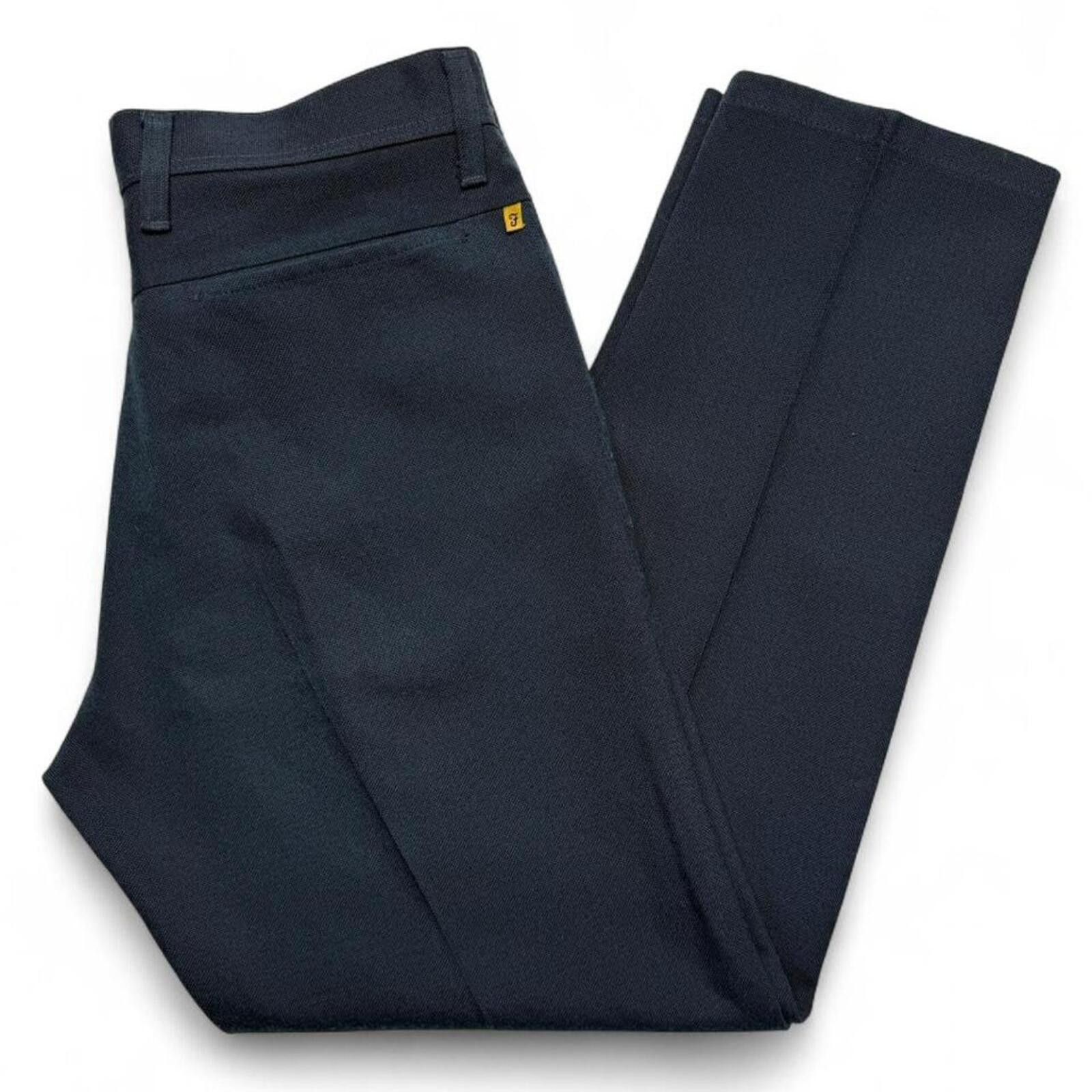 Other Vintage late 70s Farah navy blue pleated trousers talon zip Size US 32 / EU 48 - 1 Thumbnail