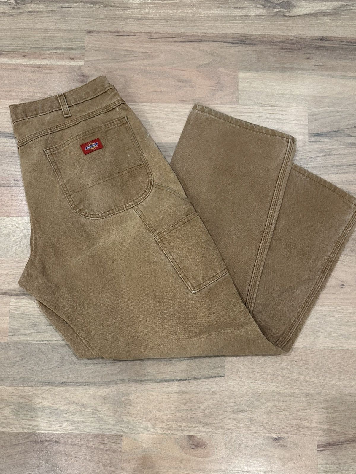 Dickies Vintage Dickies Tan Carpenter Construction Pants 34x30 Size US 34 / EU 50 - 1 Thumbnail