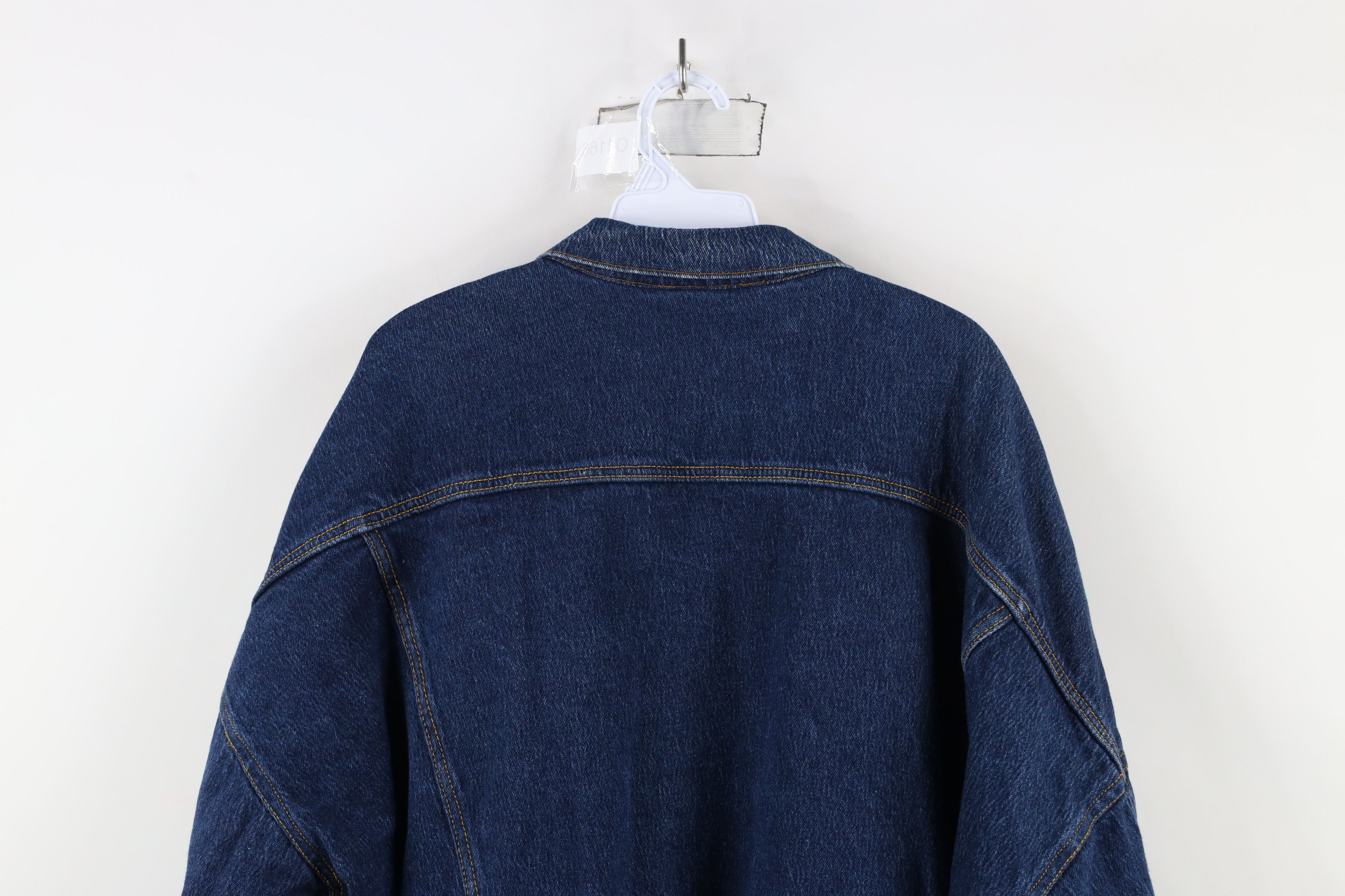 Vintage Vintage 90s Streetwear Baggy Fit Denim Jean Trucker Jacket Size L / US 10 / IT 46 - 13 Thumbnail