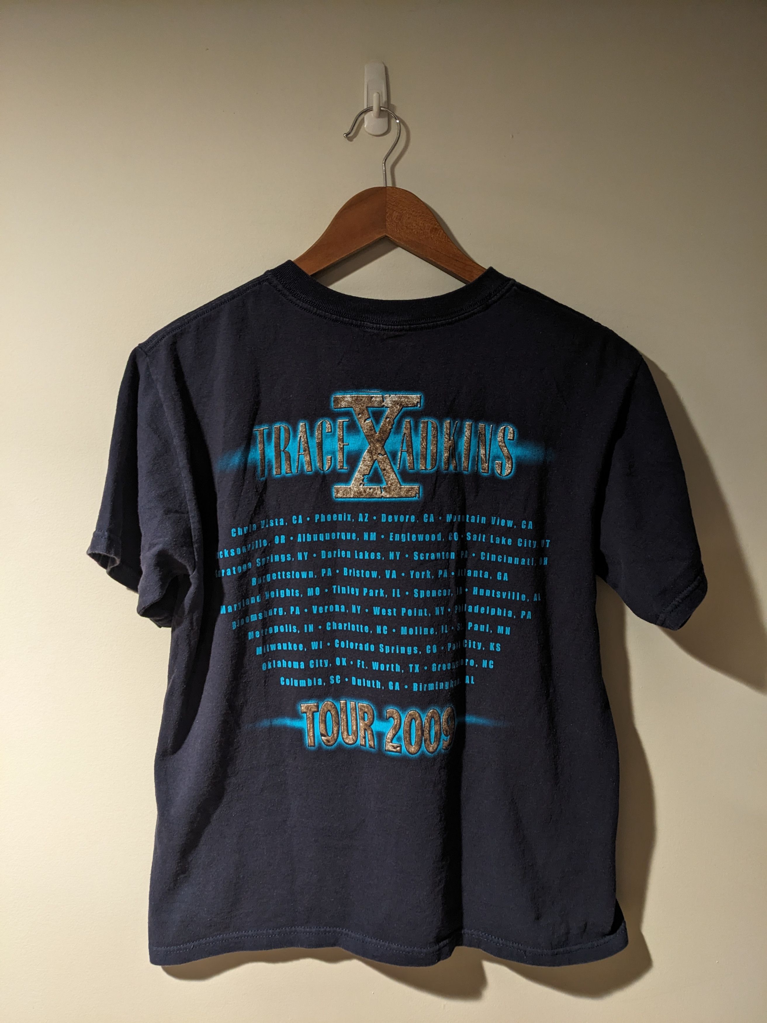 Band Tees × Vintage Vintage 2009 Trace Adkins X Tour Country Singers T-Shirt Size US M / EU 48-50 / 2 - 4 Thumbnail