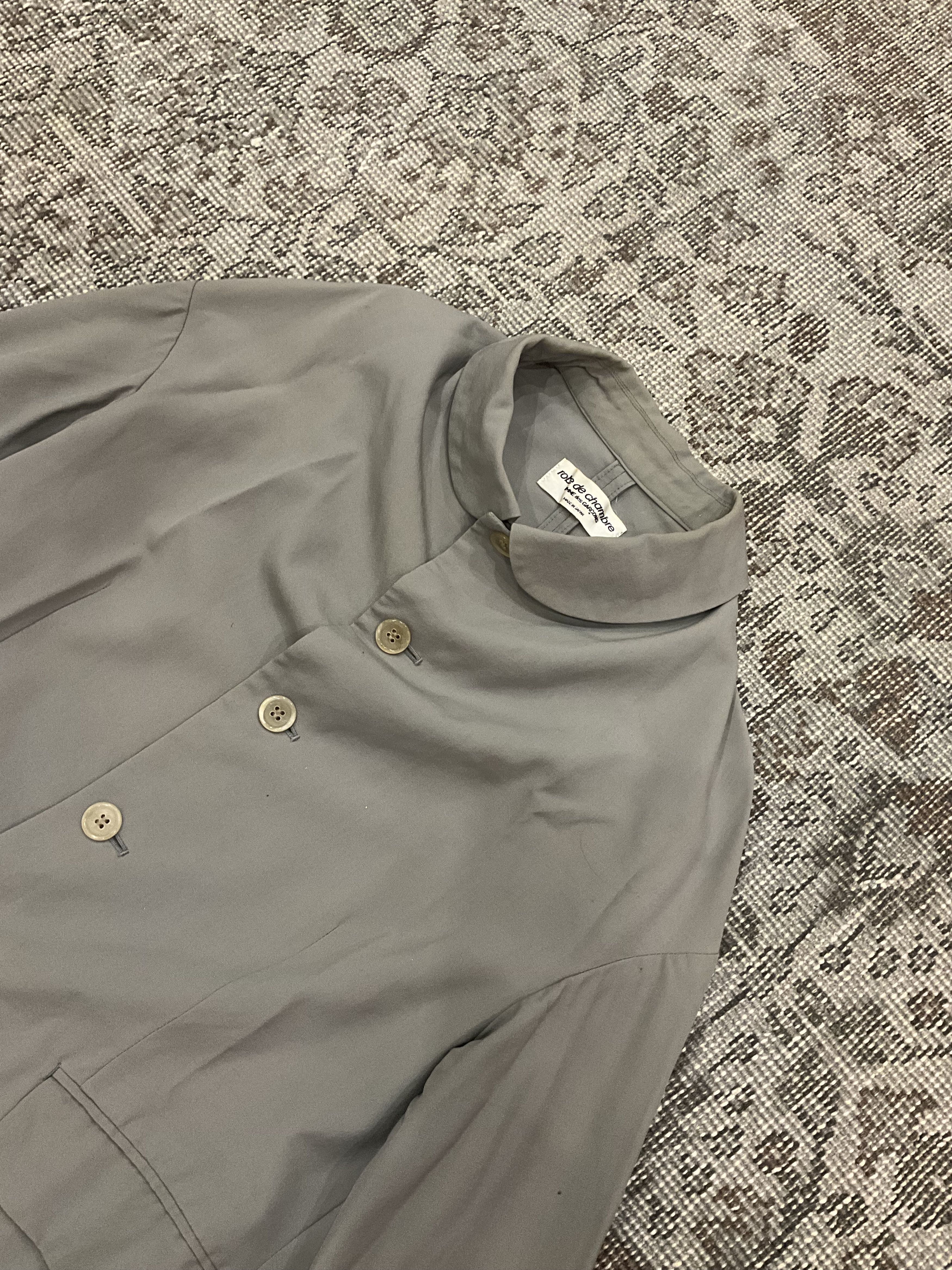 Comme des Garcons Comme des Garçons Robe de Chambre Wool Jacket Grey AD1996 Size US S / EU 44-46 / 1 - 2 Thumbnail