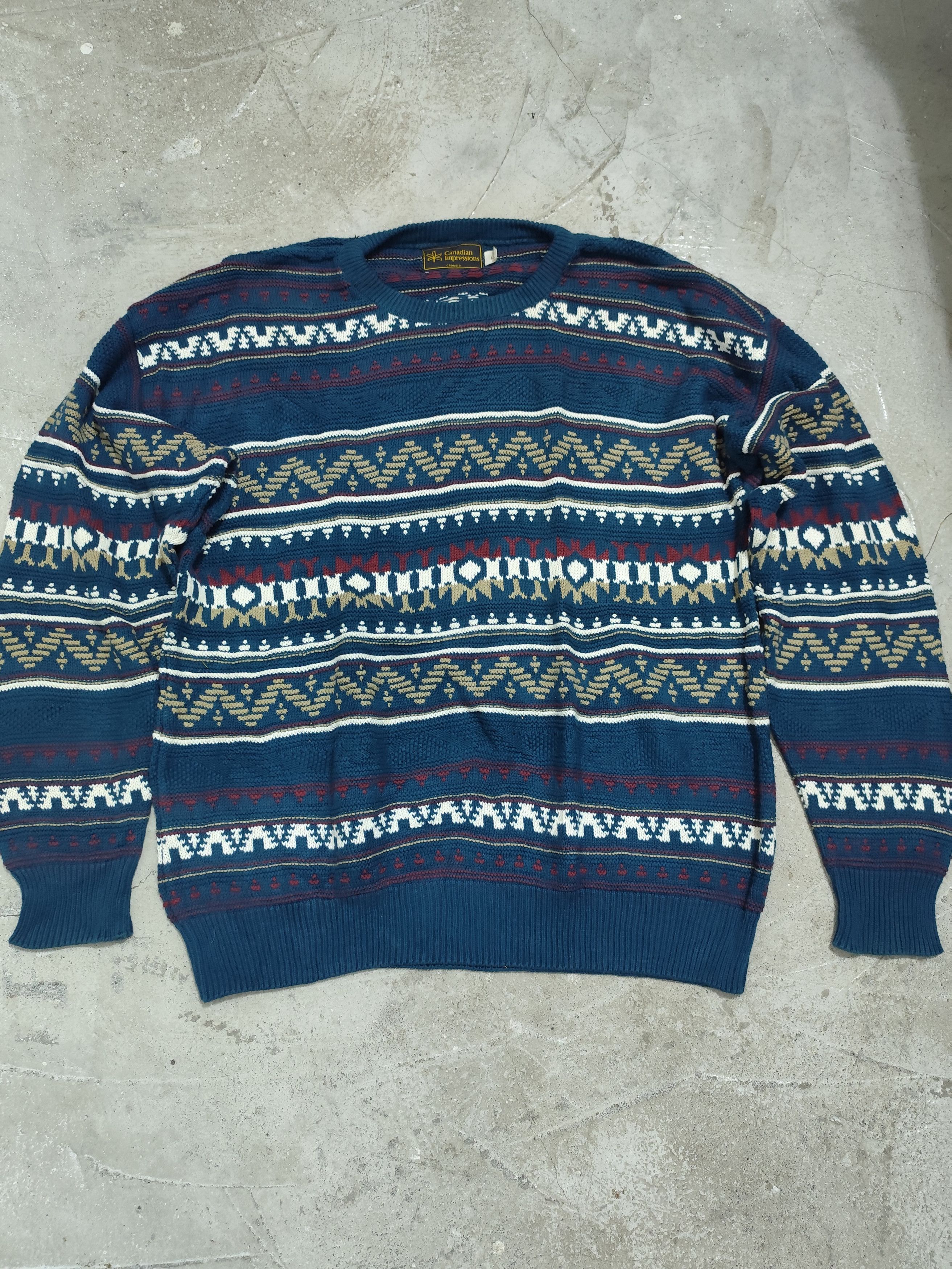 Coogi Vintage Coogi style canadian impressions Size US XL / EU 56 / 4 - 1 Thumbnail