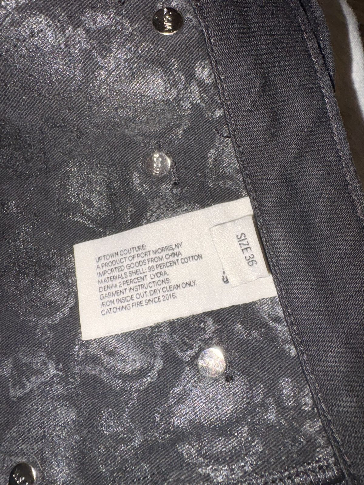 Whensmokeclears WHENSMOKECLEARS Denim Heartwear Shorts Size US 36 / EU 52 - 6 Thumbnail