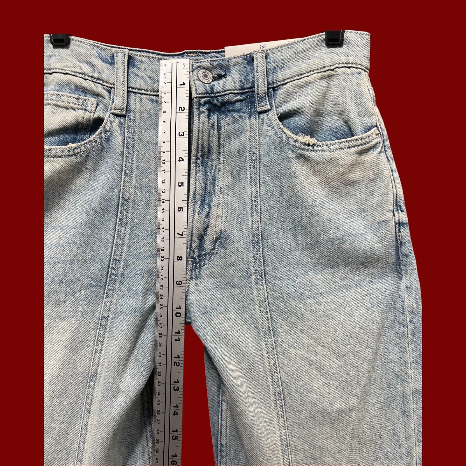Other Arizona - Juniors Women High-Rise Relaxed Through Hip & Thig Size 30" / US 8 / IT 44 - 7 Thumbnail