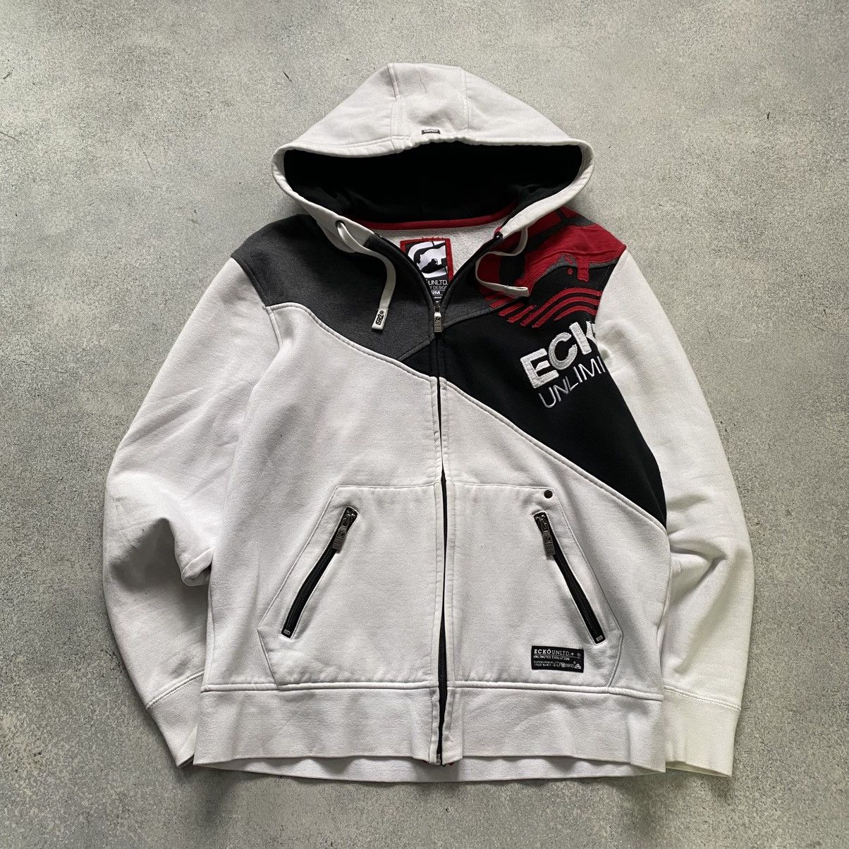 Ecko Unltd. Vintage Y2K Ecko UNLTD Zip Hoodie If Six Was Nine Style Size US M / EU 48-50 / 2 - 1 Thumbnail