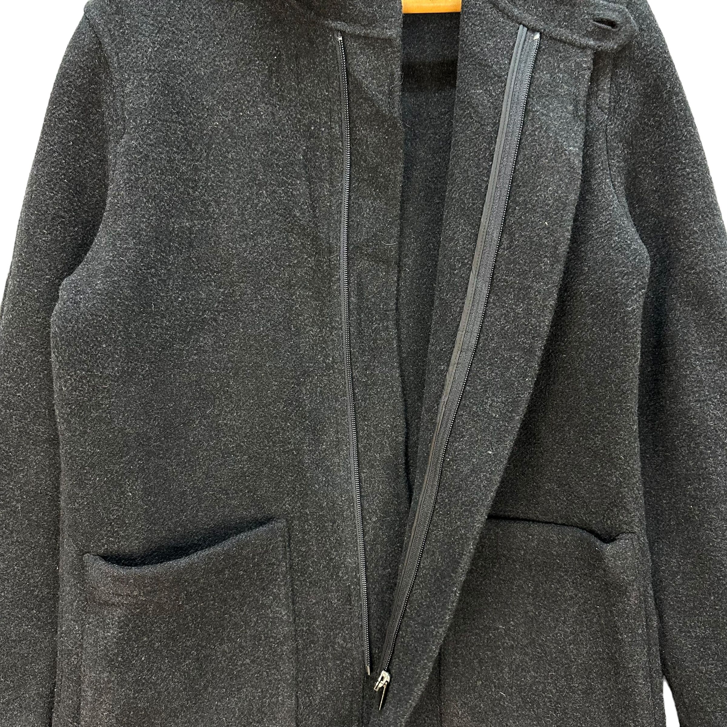 PPFM PPFM Wool Hooded Zipper Long Coat Jacket #A20-0472 Size US M / EU 48-50 / 2 - 6 Thumbnail