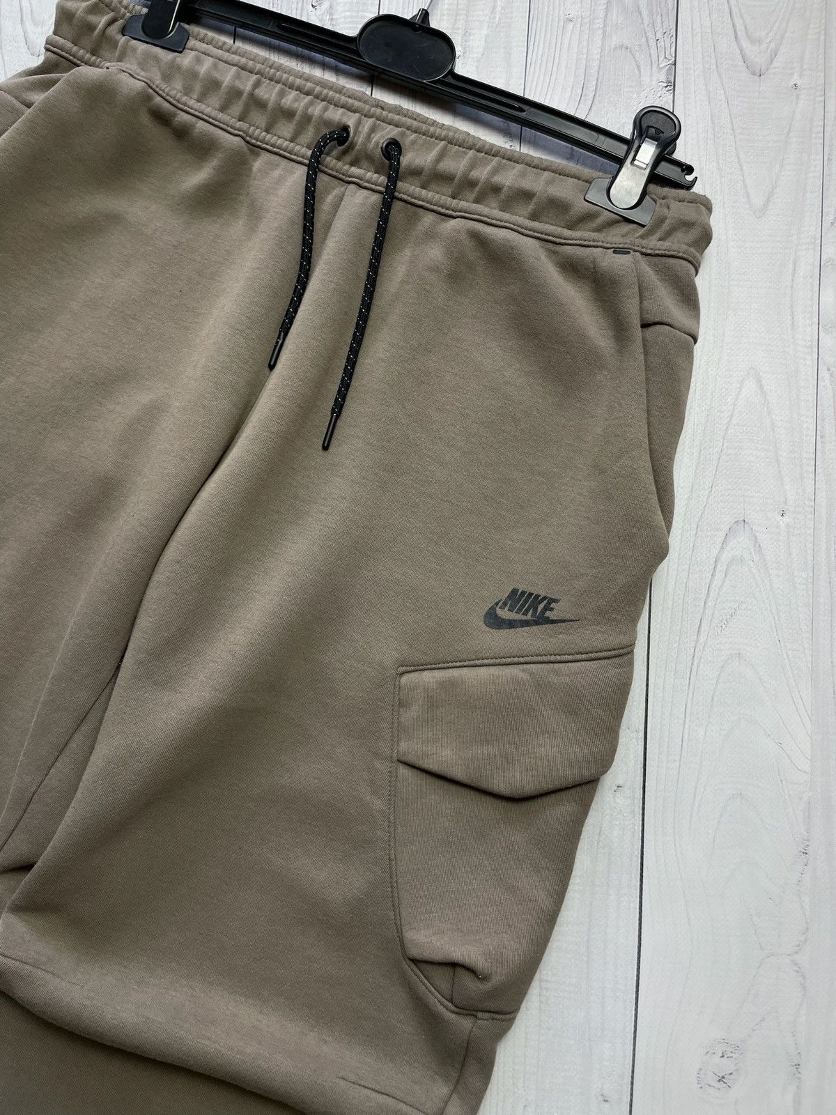 Vintage Nike tech fleece brown pants rare size L pocket Size US 34 / EU 50 - 2 Thumbnail