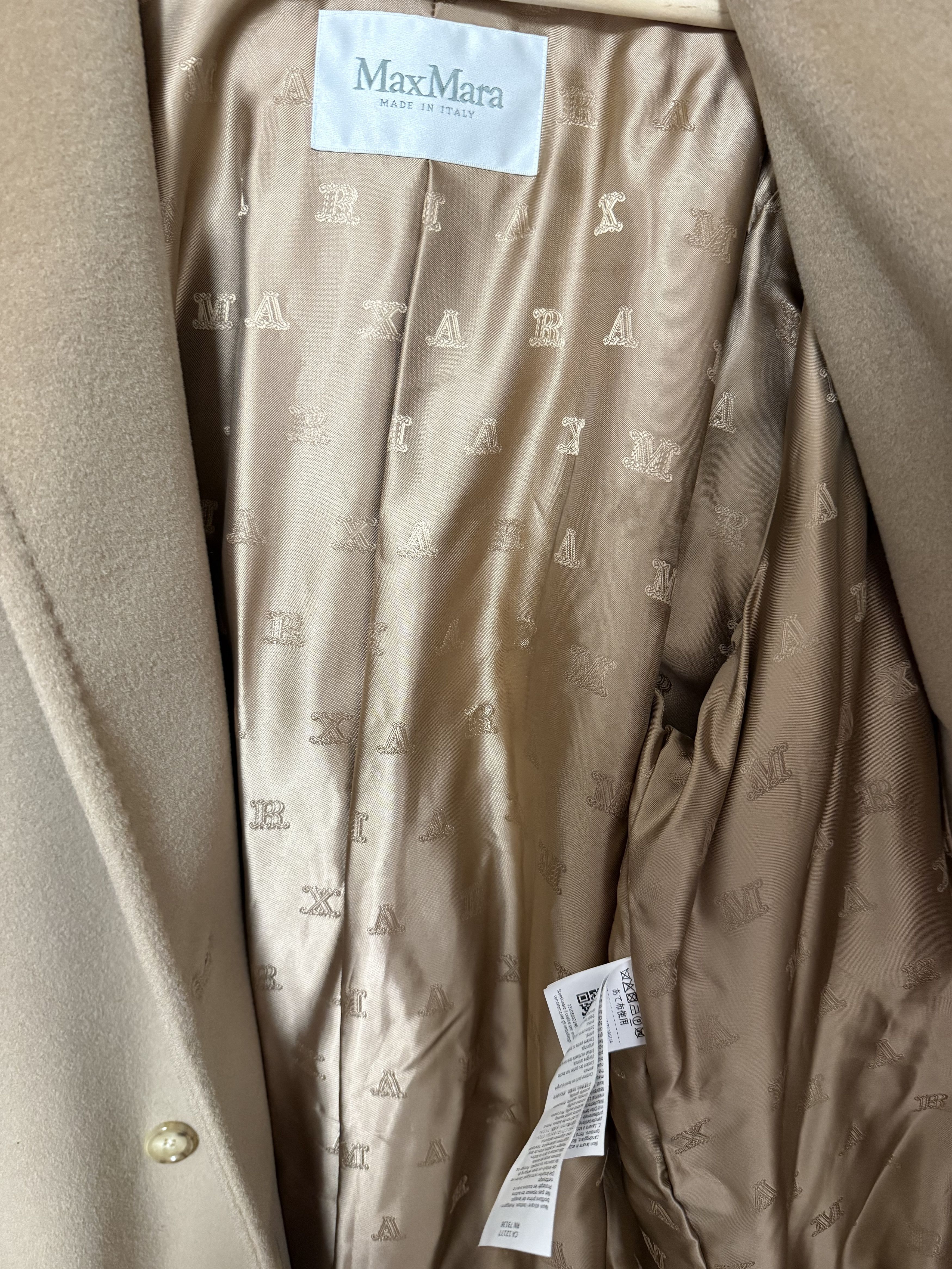 Max Mara Max Mara 101801 Rebus Short Coat in Tan Size L / US 10 / IT 46 - 9 Thumbnail