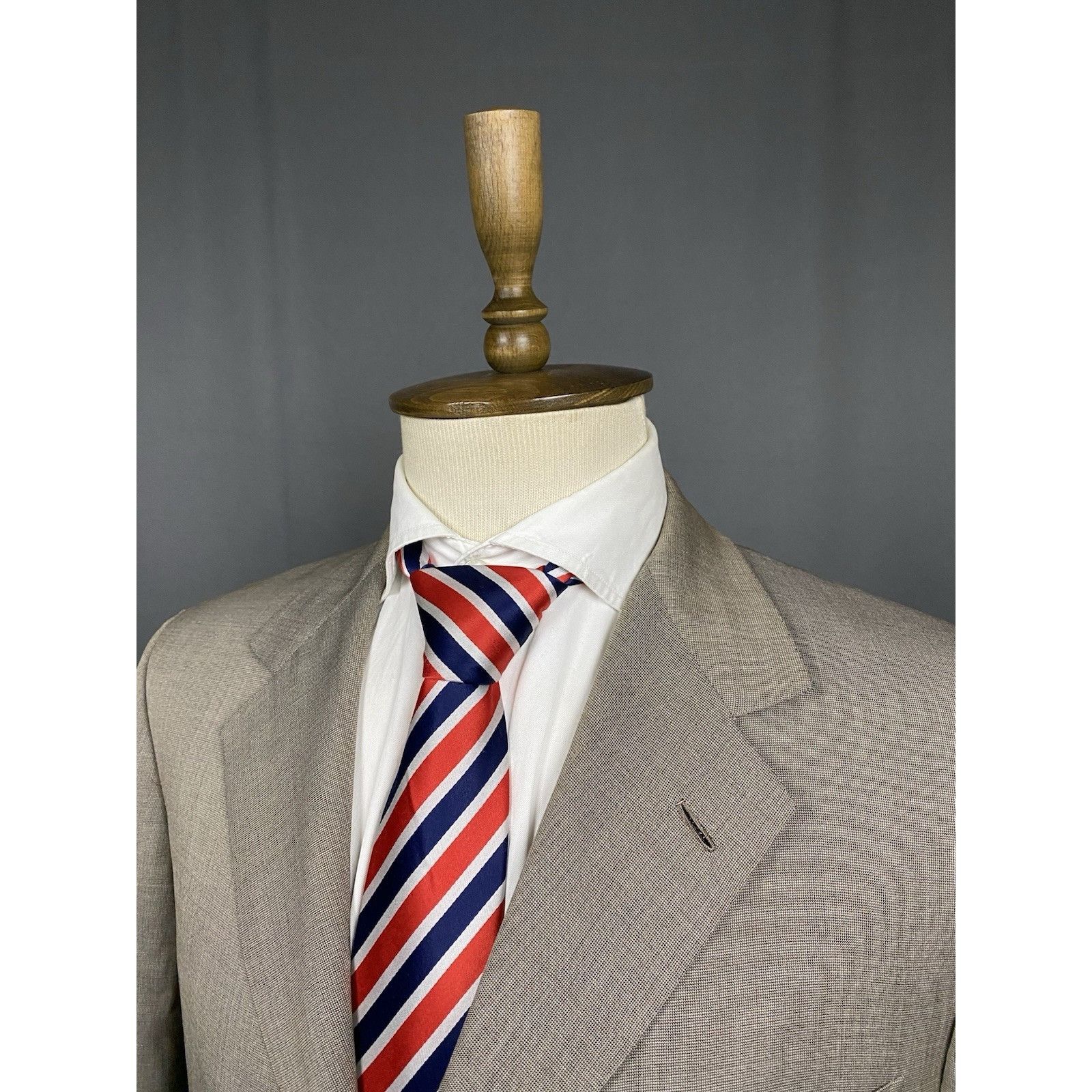 Brioni Brioni Men's Gray Wool Silk 3-Button Blazer Jacket Size 52 Size 52R - 5 Thumbnail
