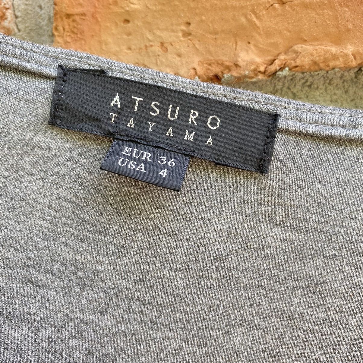 ATSURO TAYAMA A/T ATSURO TAYAMA Light Gray Panel Zip Dress Size S / US 4 / IT 40 - 12 Thumbnail
