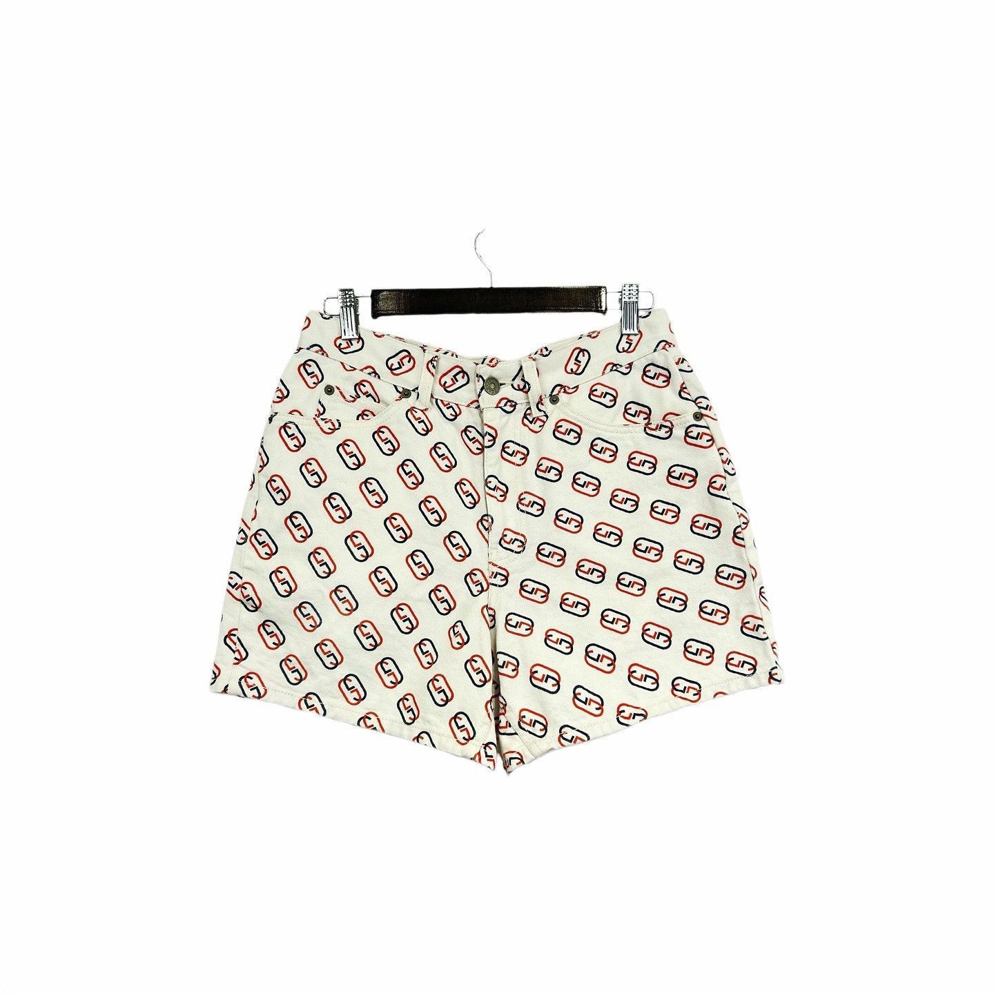 Gucci GUCCI Logo Print Shorts Size 32 Size US 32 / EU 48 - 1 Thumbnail