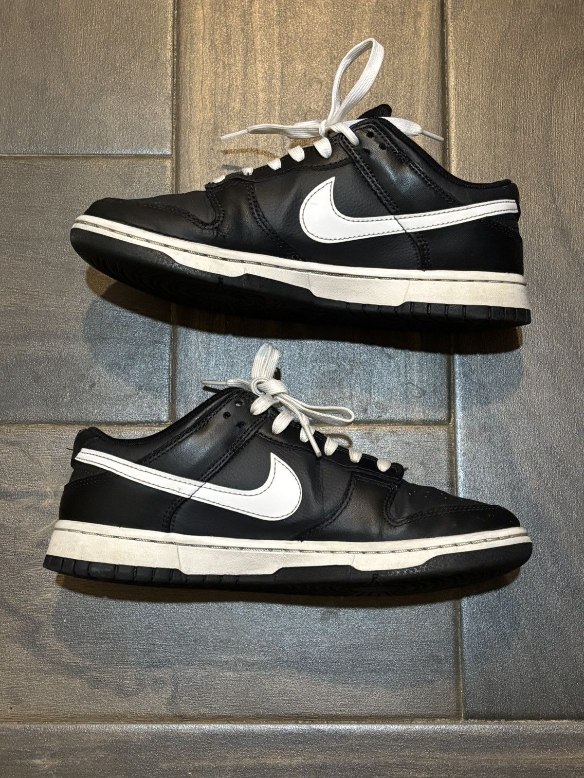 Nike Size 7.5 - Nike Dunk Low Black Panda Size US 7.5 / EU 40-41 - 4 Thumbnail