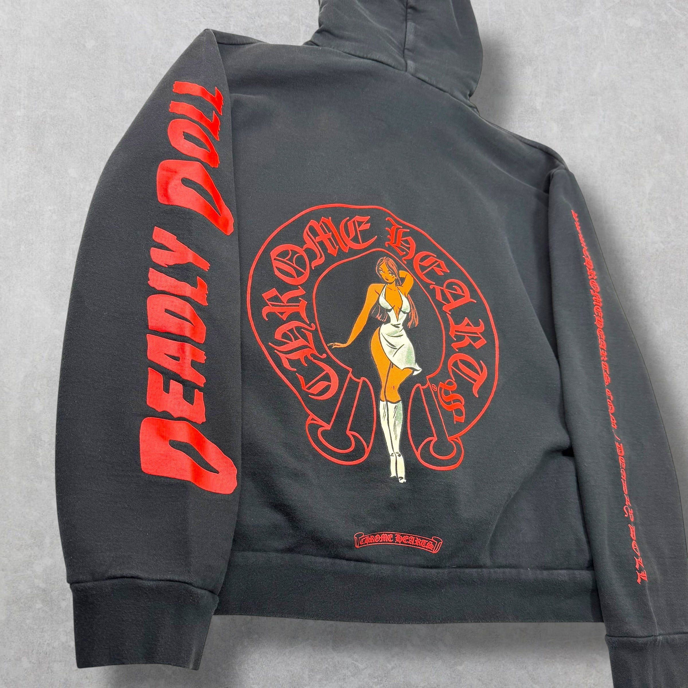Chrome Hearts Chrome Hearts Jesse Jo Deadly Doll Horseshoe Hoodie XL Size US XL / EU 56 / 4 - 3 Thumbnail