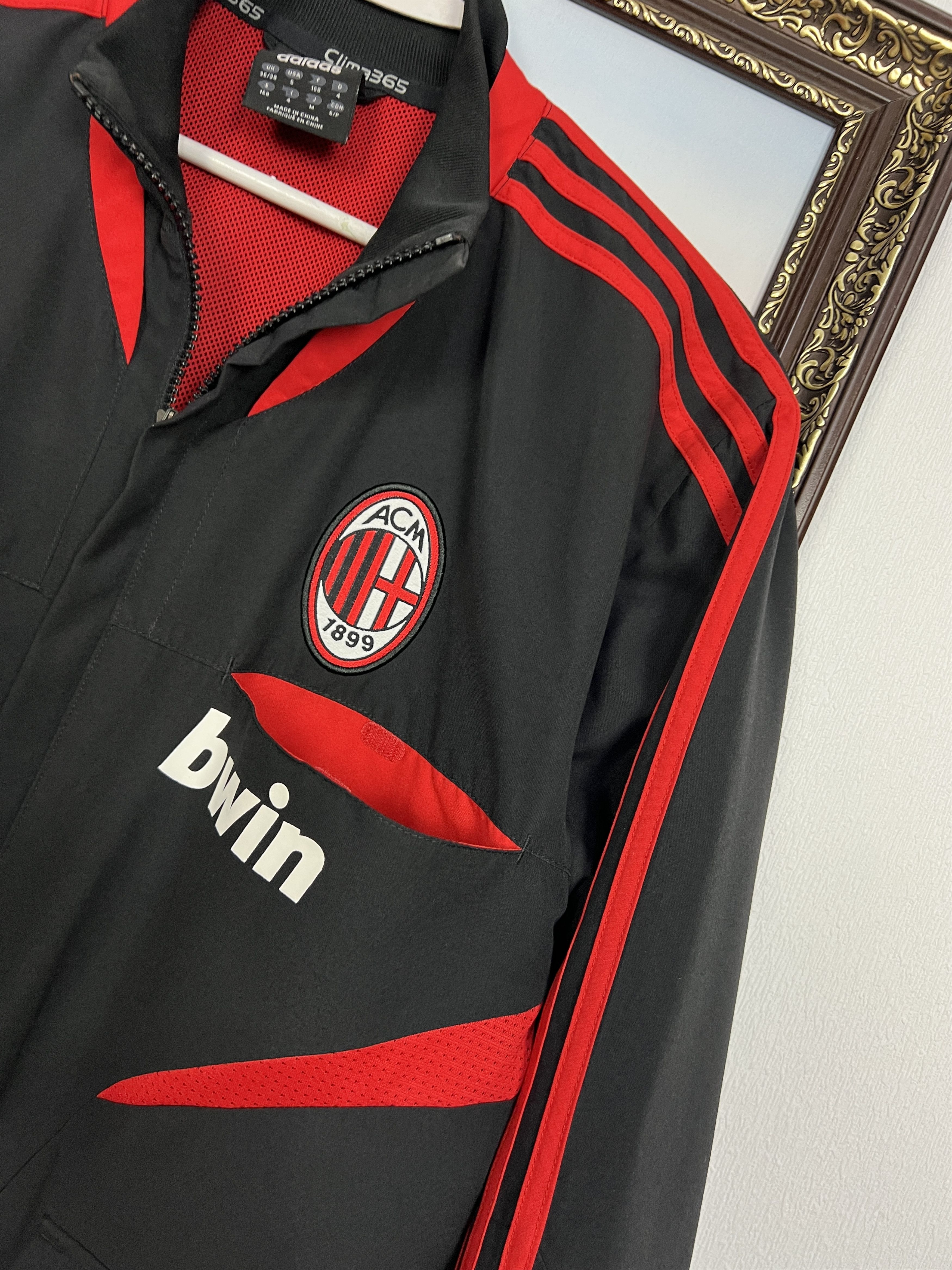 Adidas Vintage AC Milan Football Track Suit Soccer Set Jacket Pants Size US S / EU 44-46 / 1 - 5 Thumbnail
