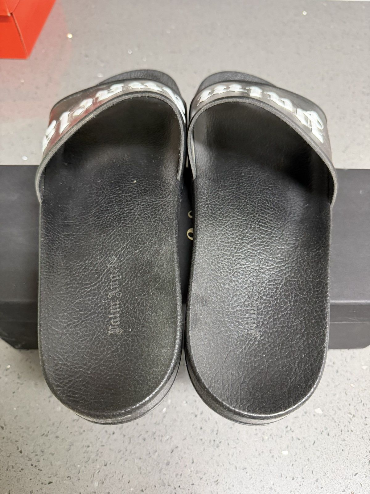 Palm Angels Palm Angels Pool Slides 12US / 46EU Size US 12 / EU 45 - 4 Thumbnail
