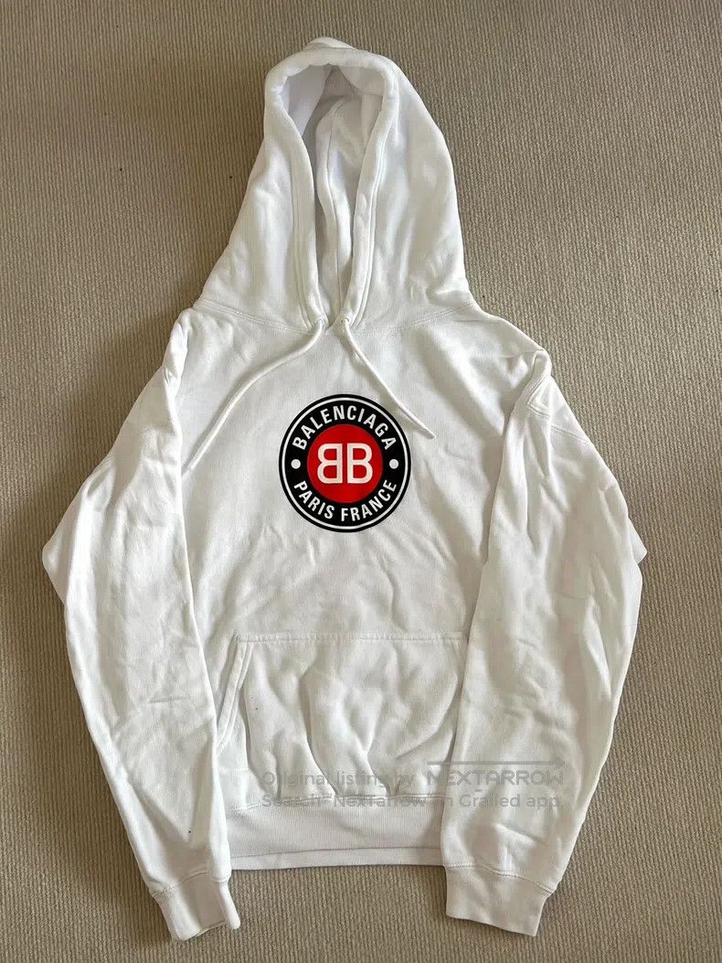 Balenciaga Balenciaga Letter Logo Printed Hoodie Size US L / EU 52-54 / 3 - 1 Thumbnail