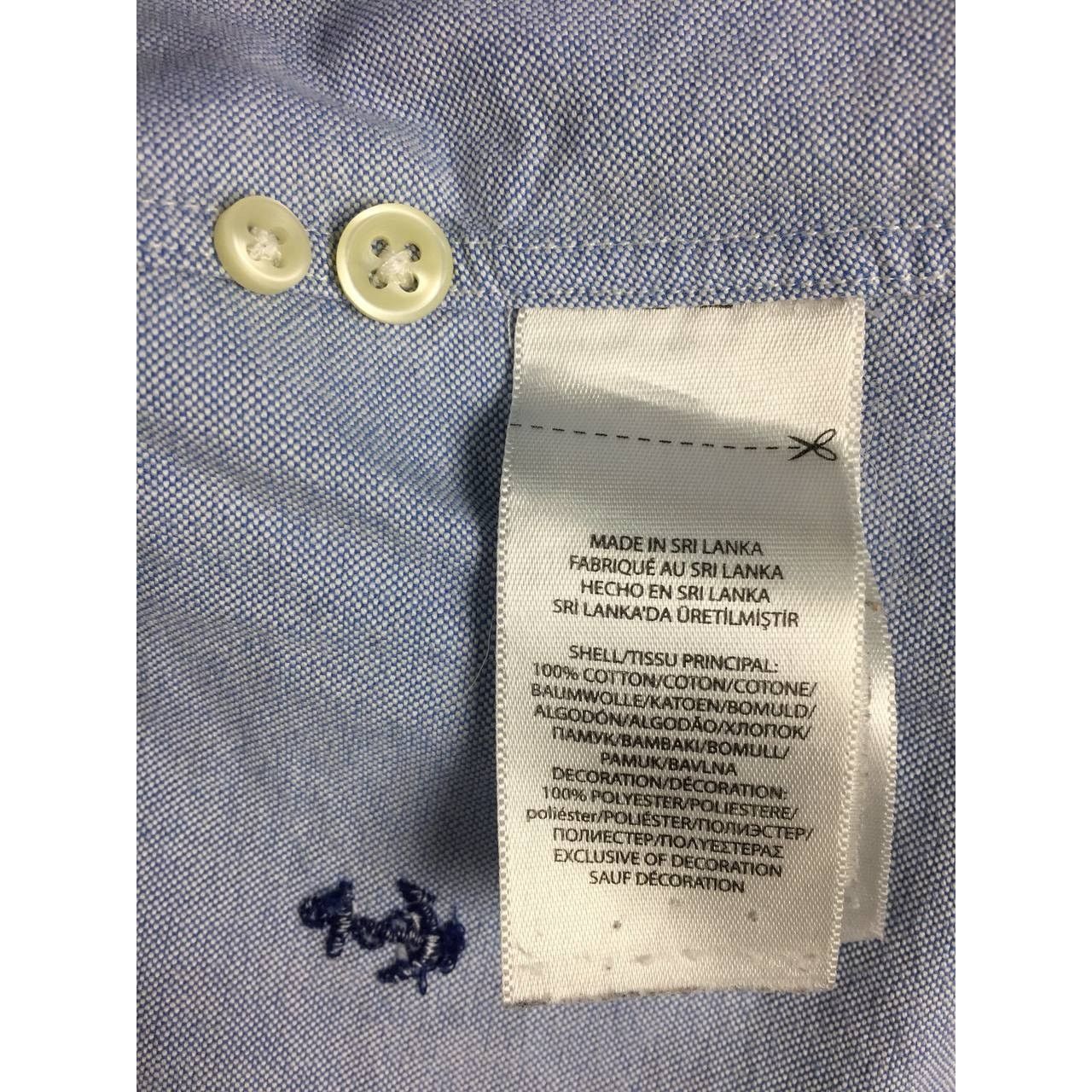 Ralph Lauren × Vintage Vtg Ralph Lauren Nautical Embroidered Oxford Shirt Size US S / EU 44-46 / 1 - 10 Thumbnail