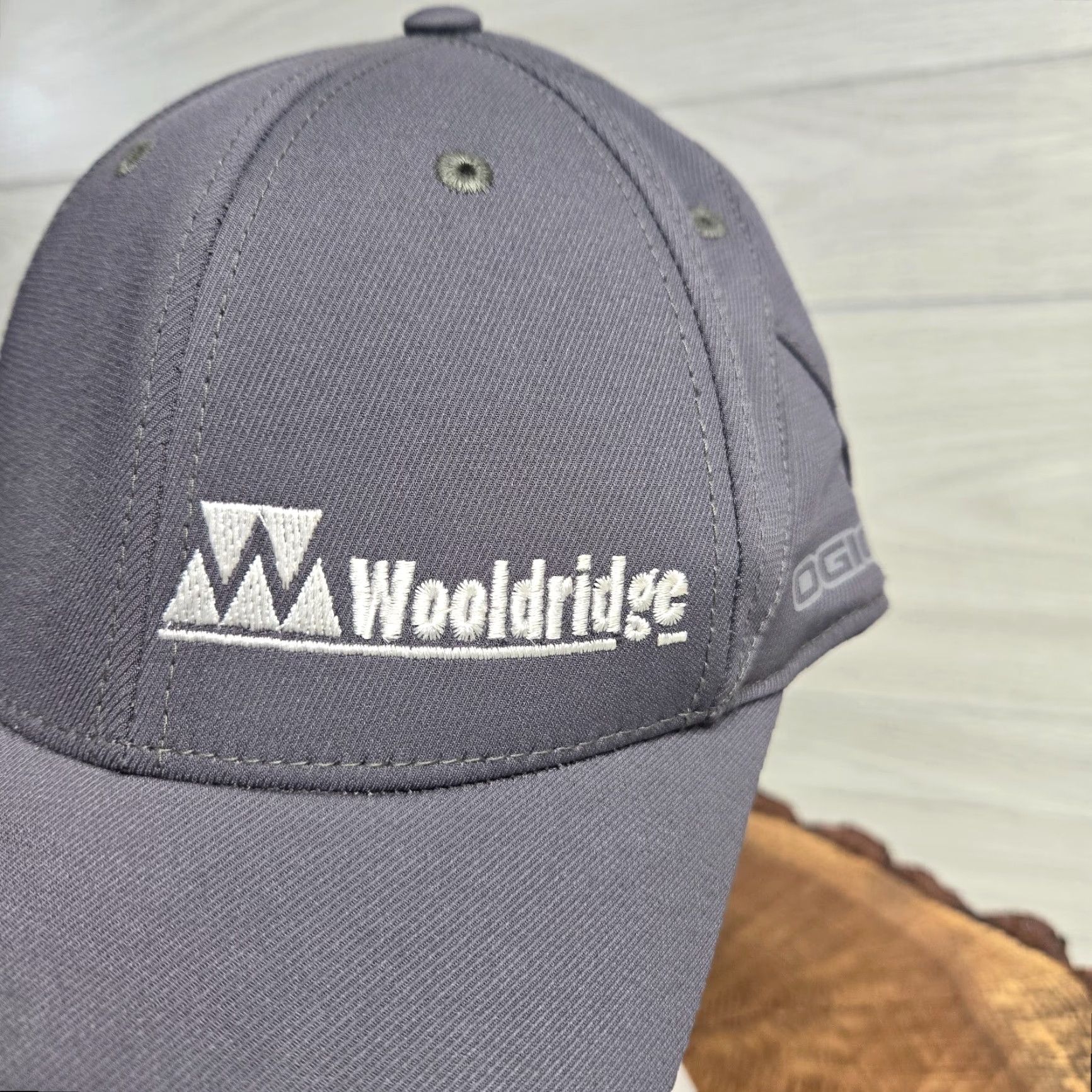 Vintage Woolridge Trucking Stretch Fit Adjustable Gray Cap Hat Mens Size ONE SIZE - 2 Thumbnail