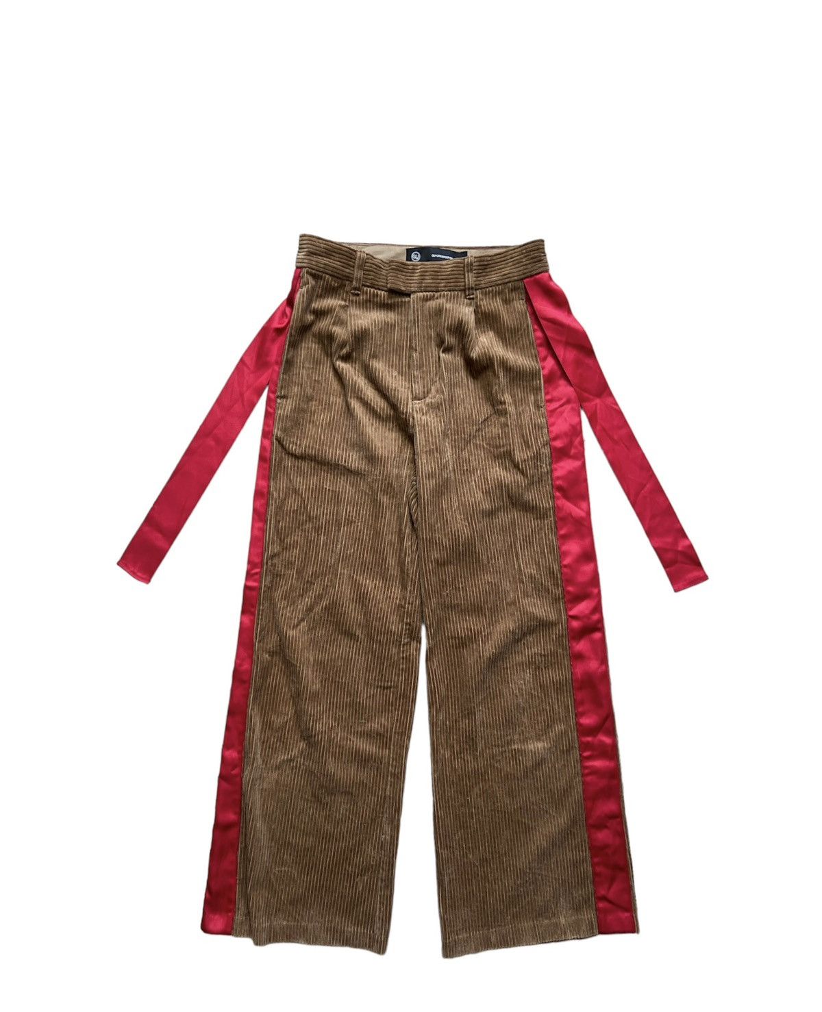 Undercover Fall Winter 2021 Undercover x GU Pleated Corduroy Wide Pants Size US 29 - 2 Thumbnail