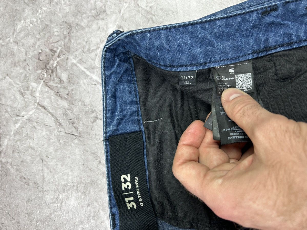 G-Star × Vintage G Star Raw Y2K distressed multi pocket jeans Size US 31 - 8 Thumbnail